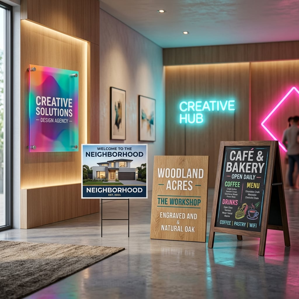 Custom Signs Visual Layout