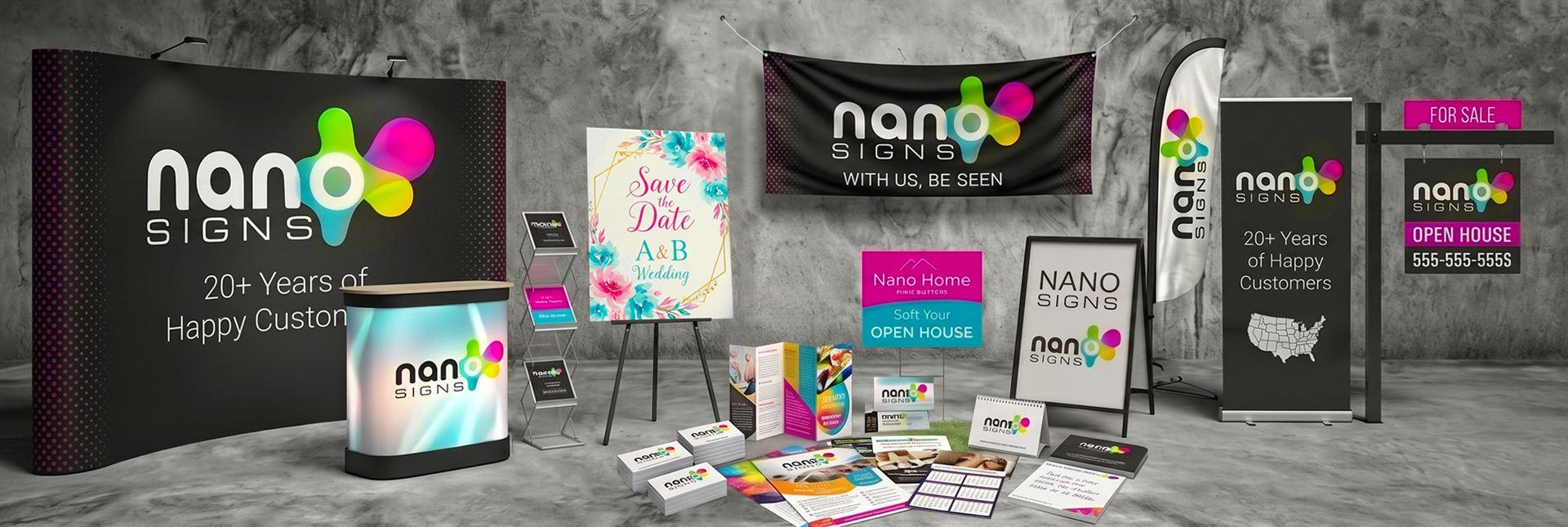 Nano Signs — Custom banners, yard signs, roll-up displays and more