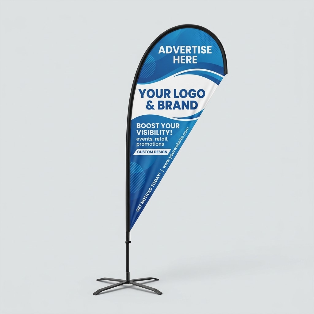 Custom Teardrop Flags preview