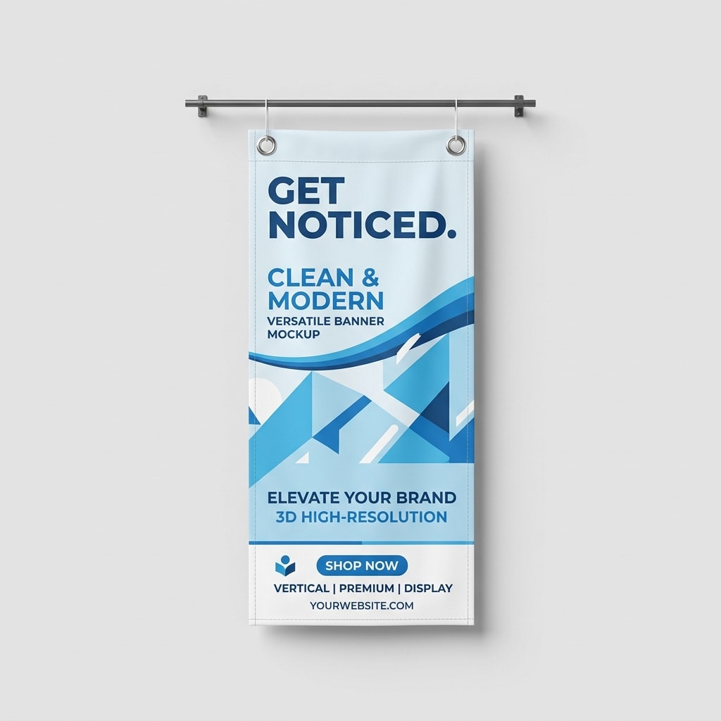 Custom Vertical Banners preview