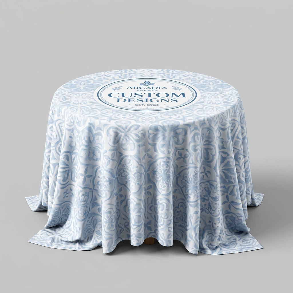 Round Custom Tablecloths preview